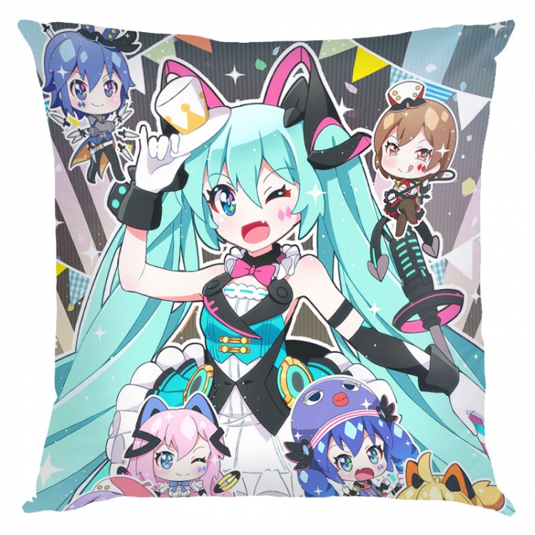 Hatsune Miku  Anime square full-color pillow cushion 45X45CM NO FILLING C3-51