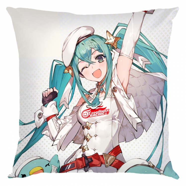 Hatsune Miku  Anime square full-color pillow cushion 45X45CM NO FILLING  C3-126