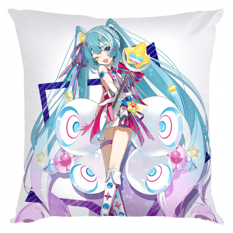 Hatsune Miku  Anime square full-color pillow cushion 45X45CM NO FILLING  C3-83