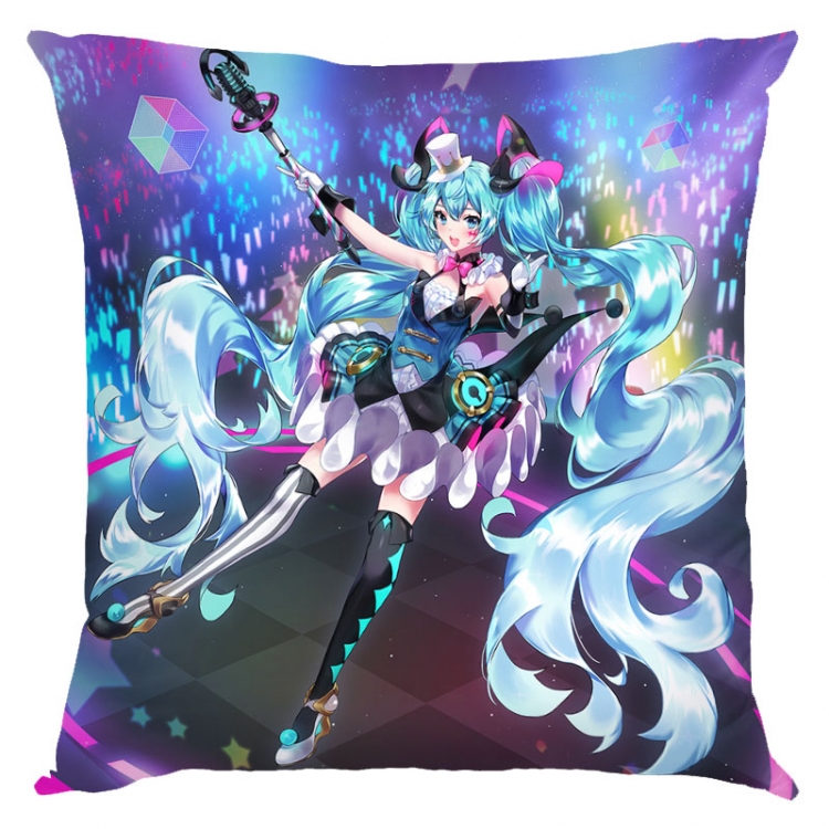 Hatsune Miku  Anime square full-color pillow cushion 45X45CM NO FILLING  C3-73