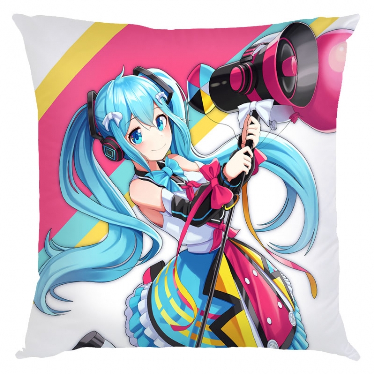 Hatsune Miku  Anime square full-color pillow cushion 45X45CM NO FILLING C3-31