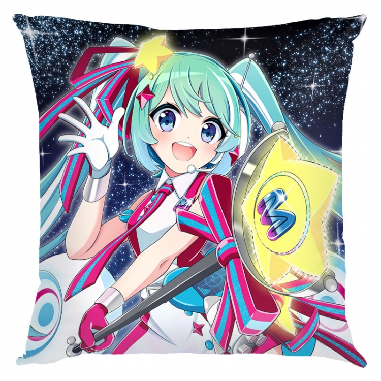 Hatsune Miku  Anime square full-color pillow cushion 45X45CM NO FILLING  C3-85