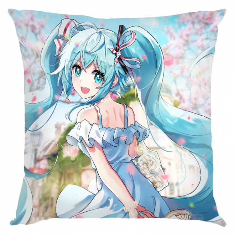 Hatsune Miku  Anime square full-color pillow cushion 45X45CM NO FILLING  C3-93