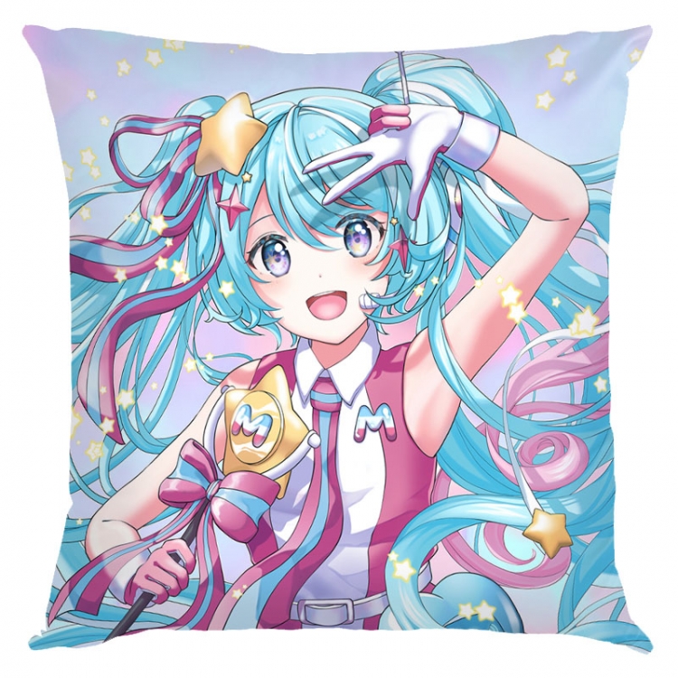 Hatsune Miku  Anime square full-color pillow cushion 45X45CM NO FILLING   C3-86