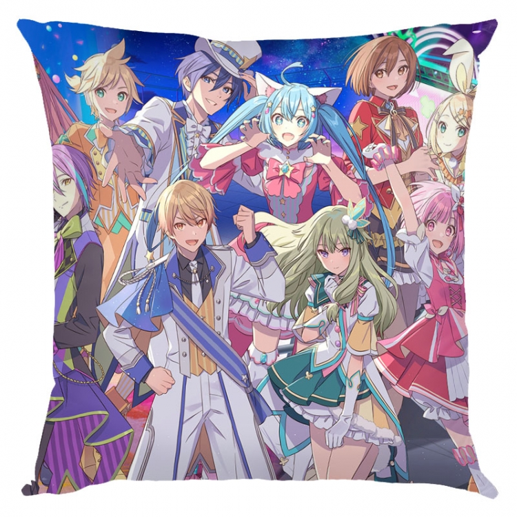 Hatsune Miku  Anime square full-color pillow cushion 45X45CM NO FILLING  C3-67