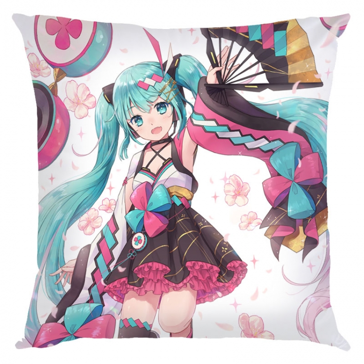 Hatsune Miku  Anime square full-color pillow cushion 45X45CM NO FILLING  C3-79