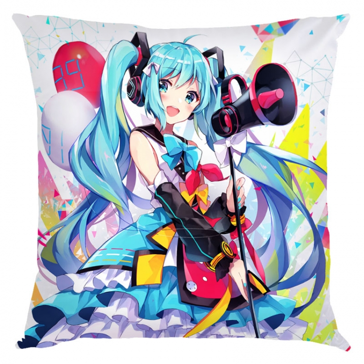 Hatsune Miku  Anime square full-color pillow cushion 45X45CM NO FILLING  C3-20