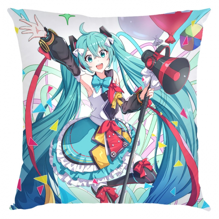 Hatsune Miku  Anime square full-color pillow cushion 45X45CM NO FILLING   C3-89