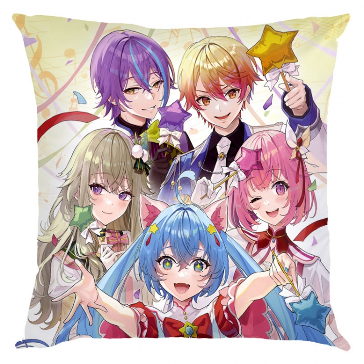 Hatsune Miku Anime square full-color pillow cushion 45X45CM NO FILLING  C3-70