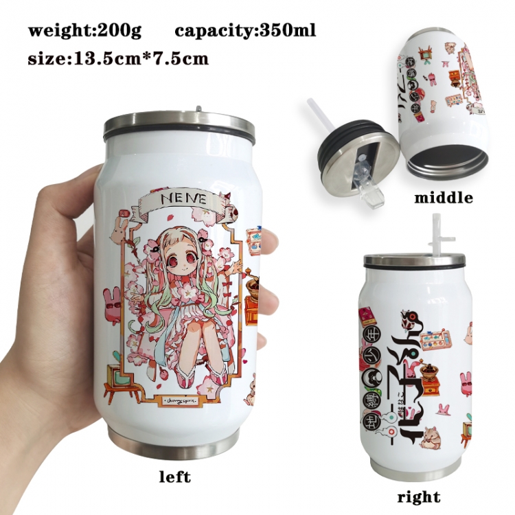 Toilet-bound Hanako-kun Anime Printed Stainless Steel Insulated Cup Straw Water Cup 350ML