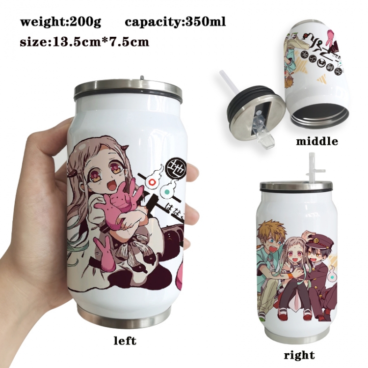 Toilet-bound Hanako-kun Anime Printed Stainless Steel Insulated Cup Straw Water Cup 350ML