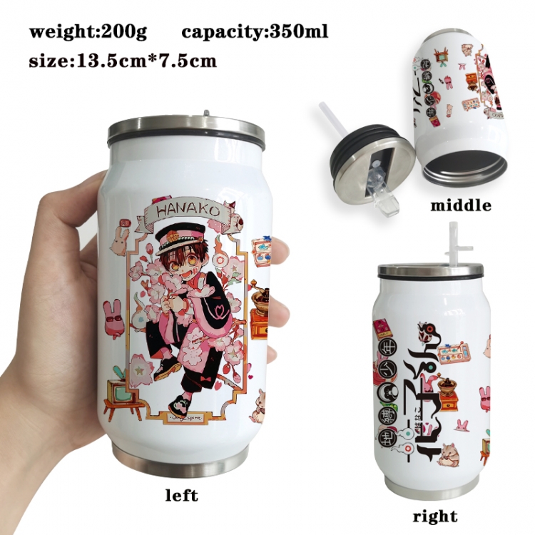 Toilet-bound Hanako-kun Anime Printed Stainless Steel Insulated Cup Straw Water Cup 350ML