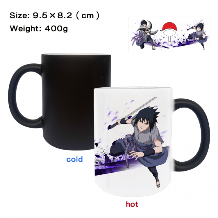 Naruto Anime peripherals color changing ceramic cup tea cup mug 9.5X8.2cm