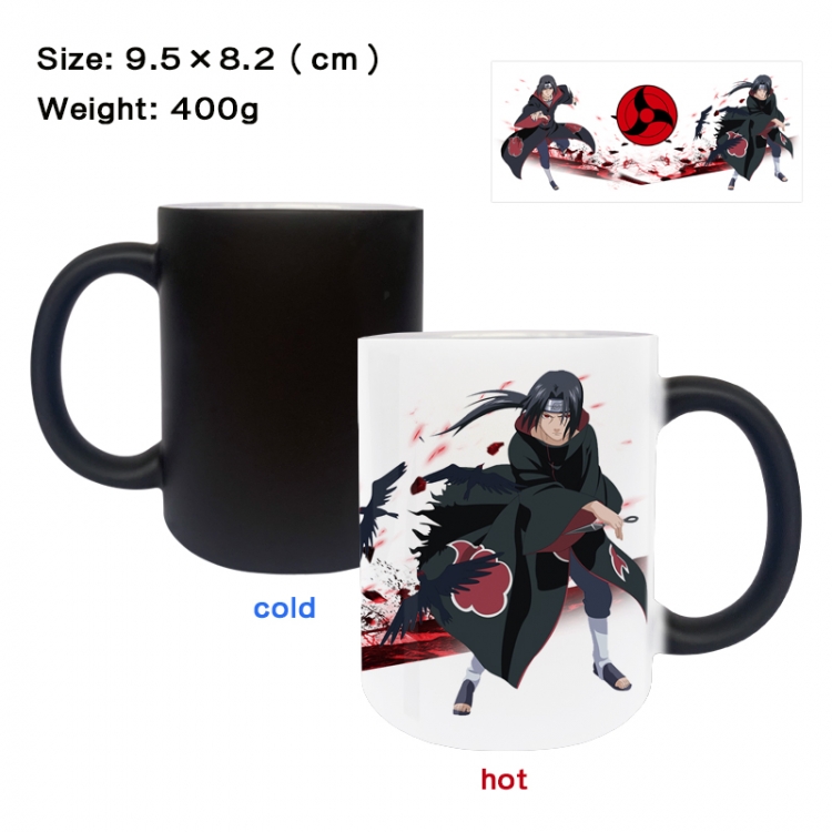 Naruto Anime peripherals color changing ceramic cup tea cup mug 9.5X8.2cm