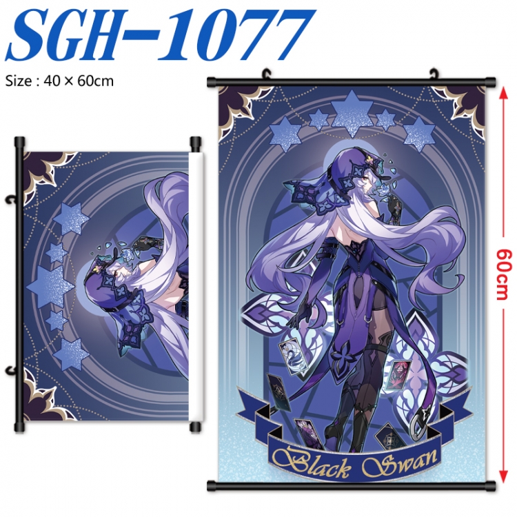 Honkai: Star Rail Anime digital printed pole style hanging picture Wall Scroll 40x60cm SGH-1077