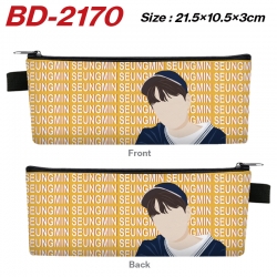 straykids Anime PU Leather Zip...