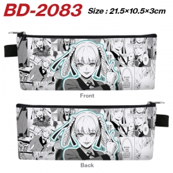 Kakegurui Anime PU Leather Zip...