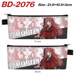 Kakegurui Anime PU Leather Zip...