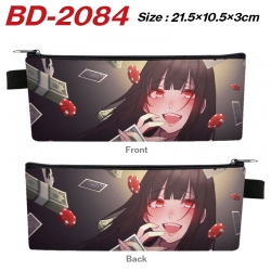 Kakegurui Anime PU Leather Zip...