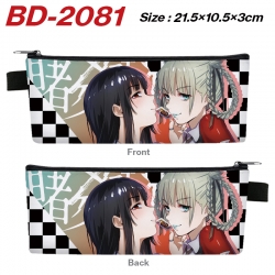 Kakegurui Anime PU Leather Zip...