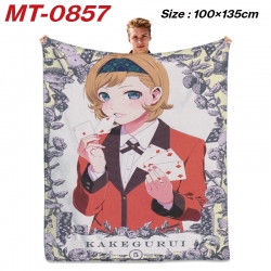 Kakegurui Anime flannel blanke...