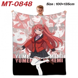 Kakegurui Anime flannel blanke...