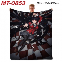 Kakegurui Anime flannel blanke...