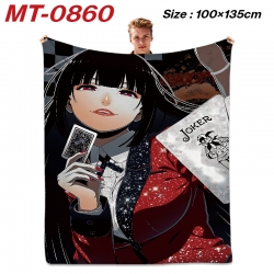 Kakegurui Anime flannel blanke...