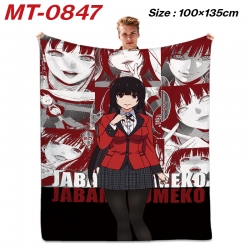 Kakegurui Anime flannel blanke...