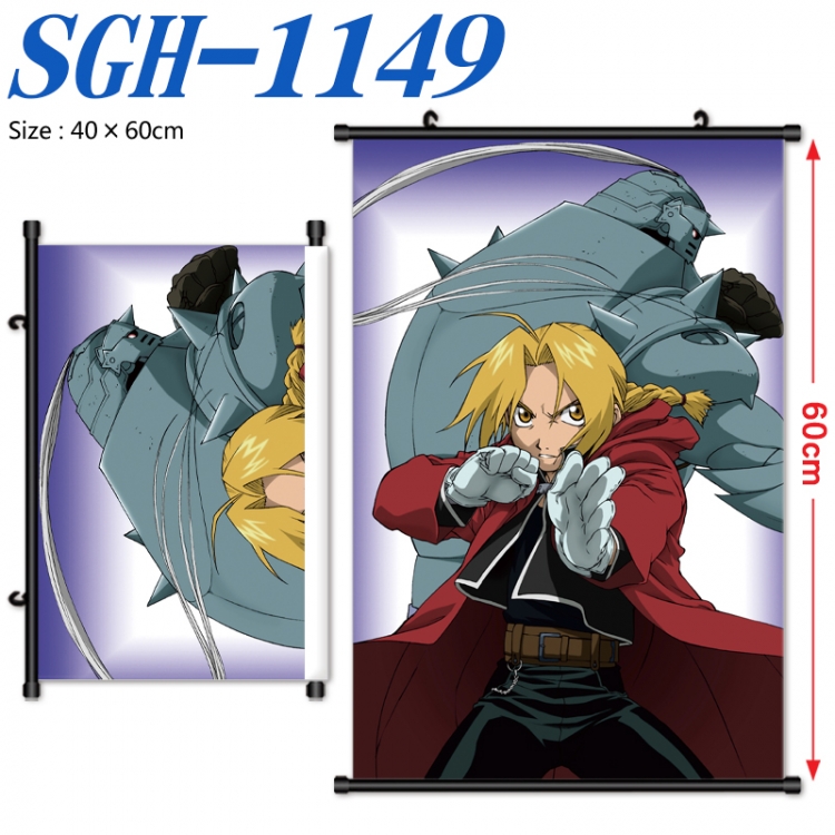 Fullmetal Alchemist Anime digital printed pole style hanging picture Wall Scroll 40x60cm  SGH-1149