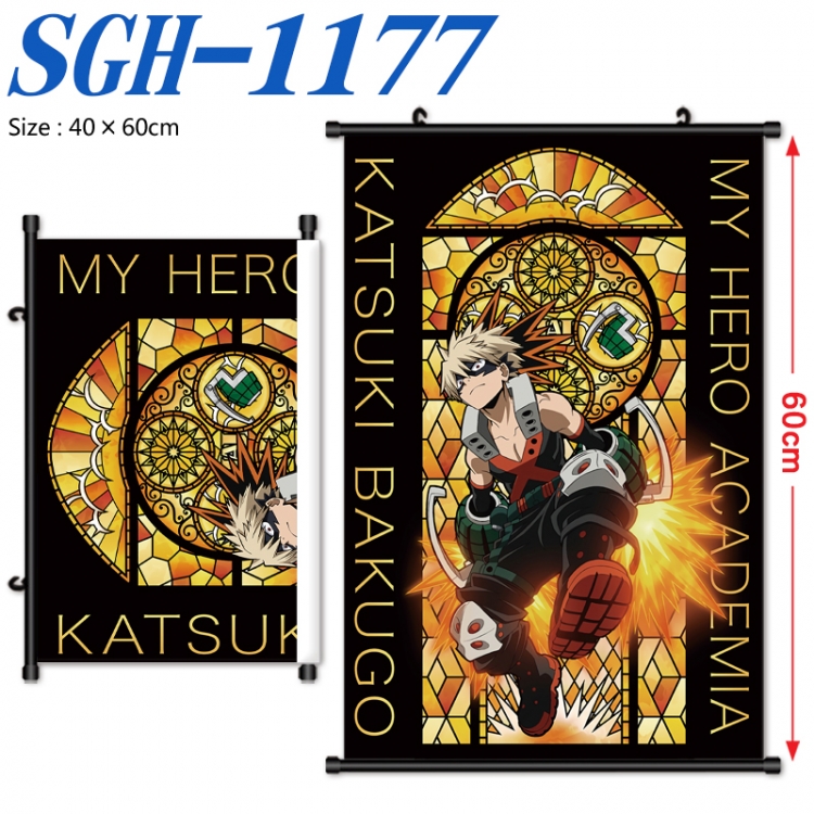 My Hero Academia Anime digital printed pole style hanging picture Wall Scroll 40x60cm SGH-1177