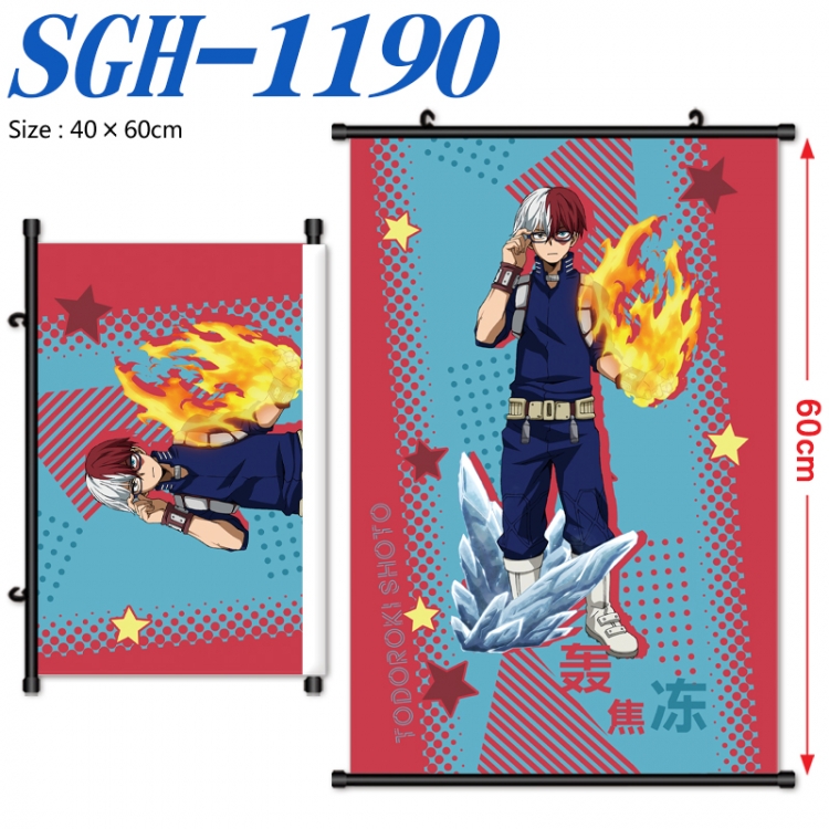 My Hero Academia Anime digital printed pole style hanging picture Wall Scroll 40x60cm SGH-1190