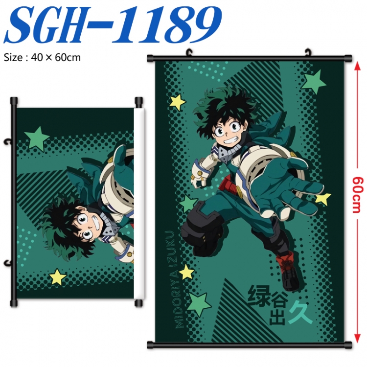 My Hero Academia Anime digital printed pole style hanging picture Wall Scroll 40x60cm  SGH-1189