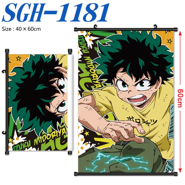 My Hero Academia Anime digital printed pole style hanging picture Wall Scroll 40x60cm  SGH-1181