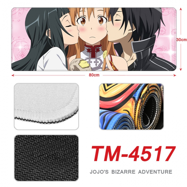 Sword Art Online Anime peripheral new lock edge mouse pad 80X30cm   tm-4517