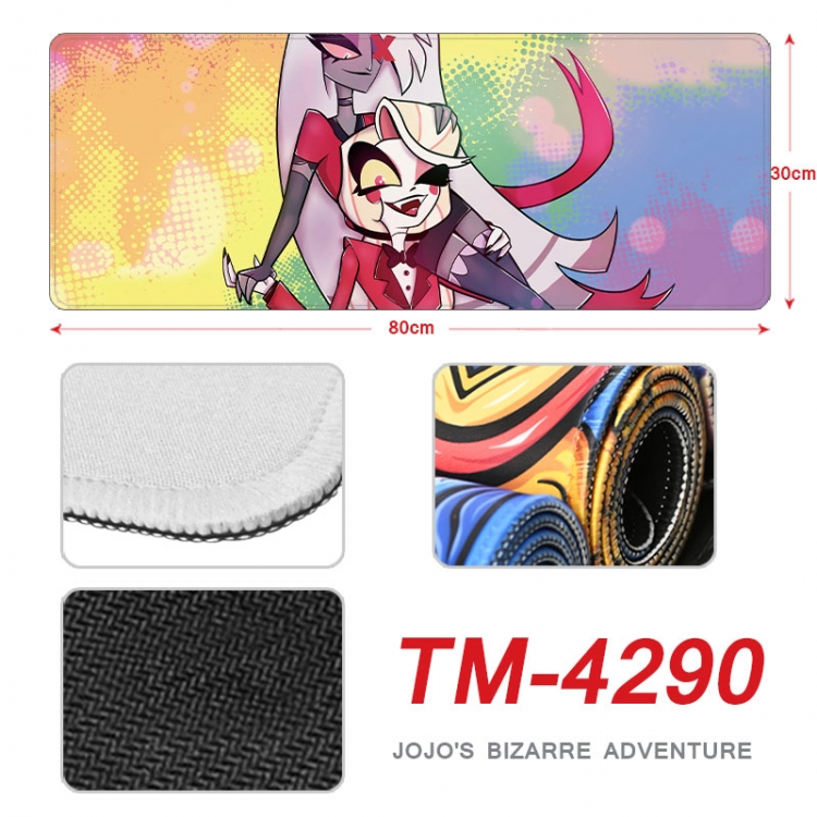 Hazbin Hotel  Anime peripheral new lock edge mouse pad 80X30cm  tm-4290