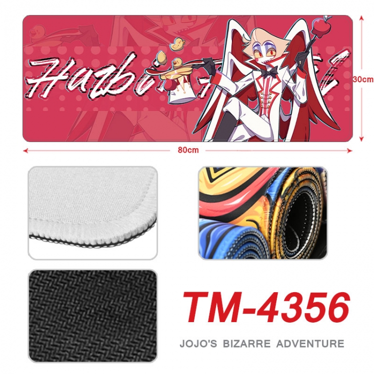 Hazbin Hotel  Anime peripheral new lock edge mouse pad 80X30cm  tm-4356