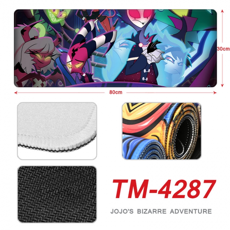 Hazbin Hotel  Anime peripheral new lock edge mouse pad 80X30cm  tm-4287