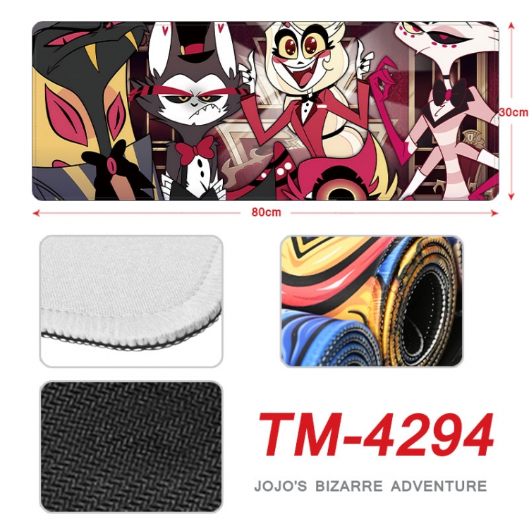 Hazbin Hotel  Anime peripheral new lock edge mouse pad 80X30cm  tm-4294