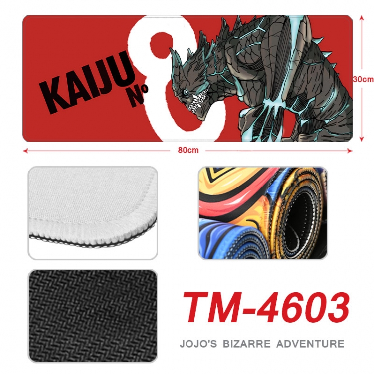 KAIJU NUMBER EIGHT Anime peripheral new lock edge mouse pad 80X30cm  tm-4603