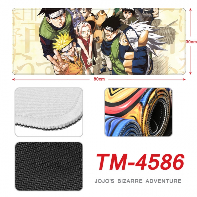 Naruto Anime peripheral new lock edge mouse pad 80X30cm  tm-4586