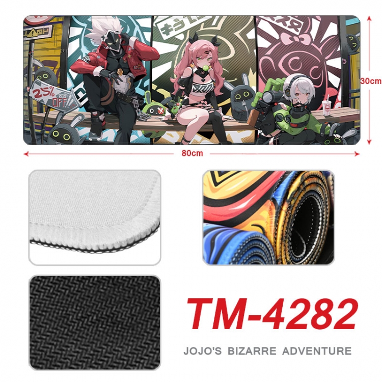 Zenless Zone Zero Anime peripheral new lock edge mouse pad 80X30cm  tm-4282