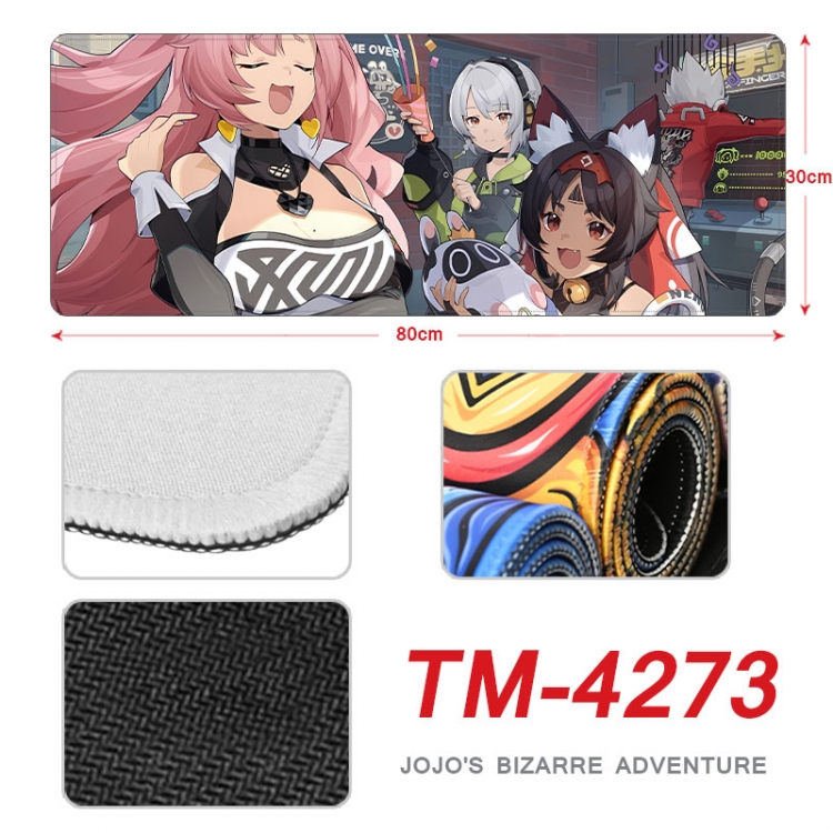 Zenless Zone Zero Anime peripheral new lock edge mouse pad 80X30cm  tm-4273