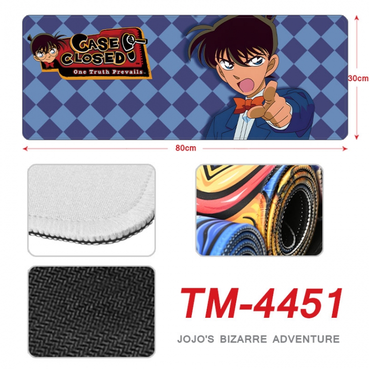 Detective conan Anime peripheral new lock edge mouse pad 80X30cm  tm-4451