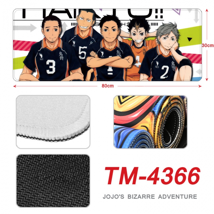 Haikyuu!! Anime peripheral new lock edge mouse pad 80X30cm  tm-4366