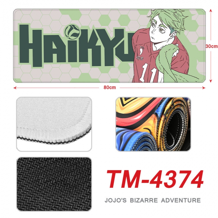 Haikyuu!! Anime peripheral new lock edge mouse pad 80X30cm  tm-4374