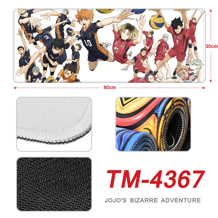 Haikyuu!! Anime peripheral new lock edge mouse pad 80X30cm   tm-4367