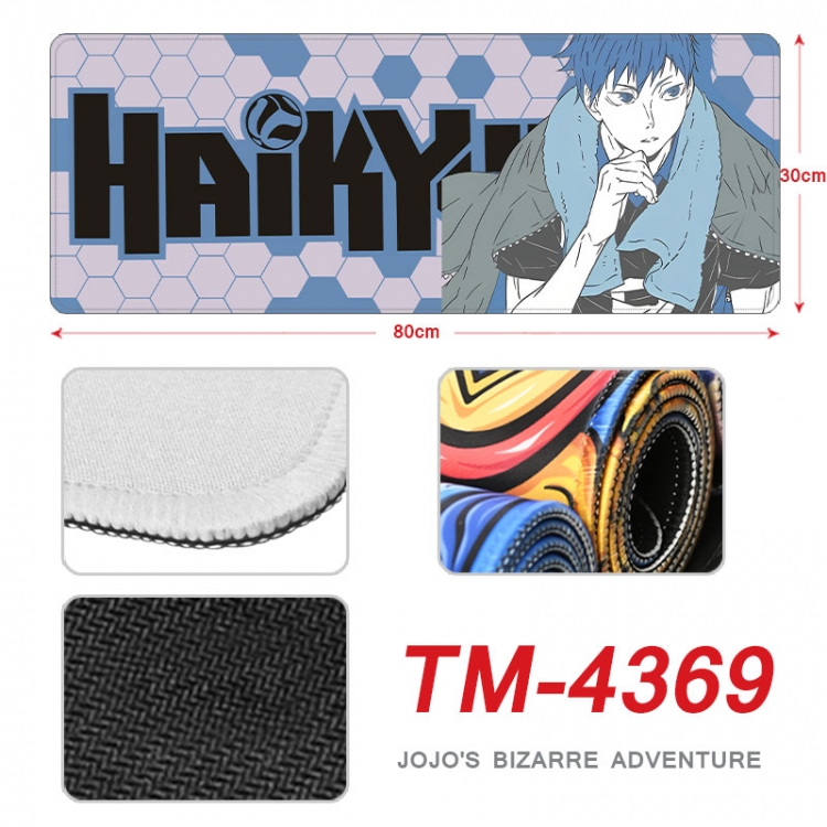 Haikyuu!! Anime peripheral new lock edge mouse pad 80X30cm  tm-4369