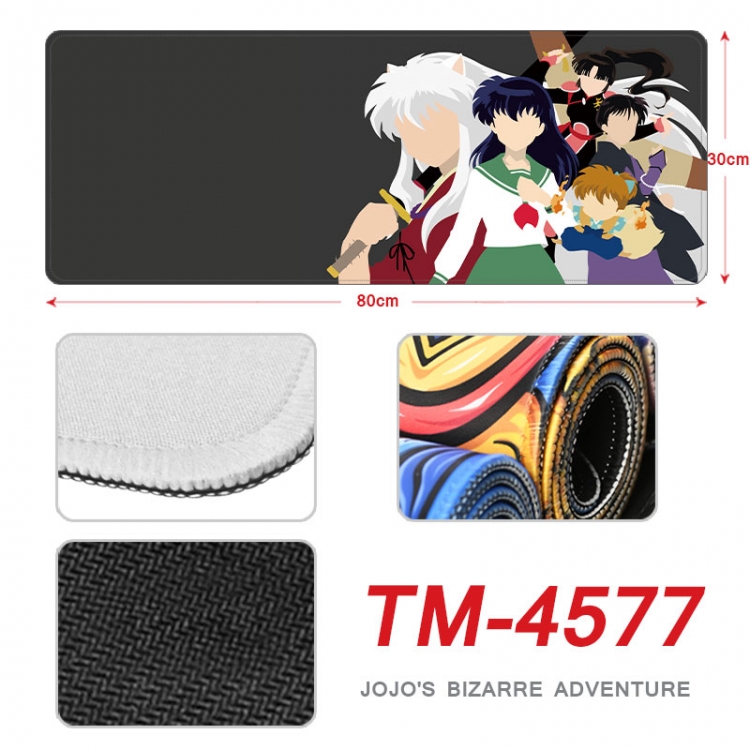 Inuyasha Anime peripheral new lock edge mouse pad 80X30cm  tm-4577