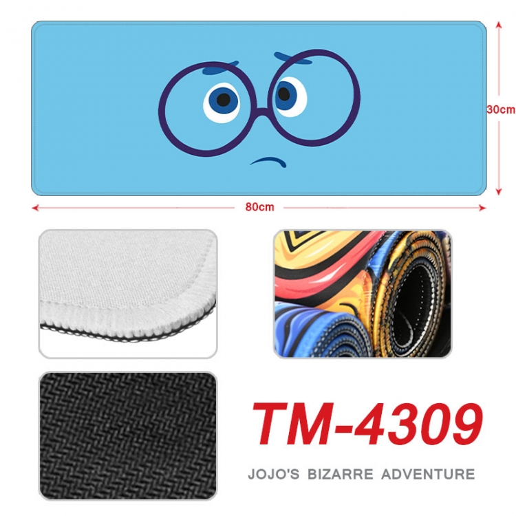 Inside Out Anime peripheral new lock edge mouse pad 80X30cm tm-4309